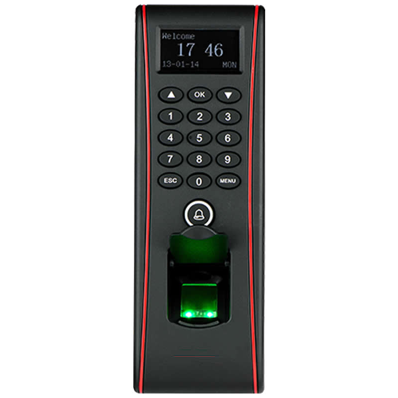 F17 Time Access and Fingerprint Reader for access control